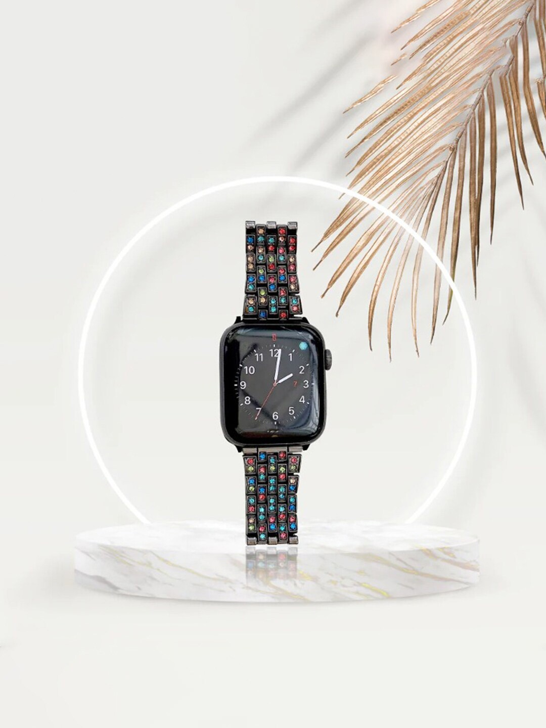 

PEEPERLY Women Textured Watch Strap, Black