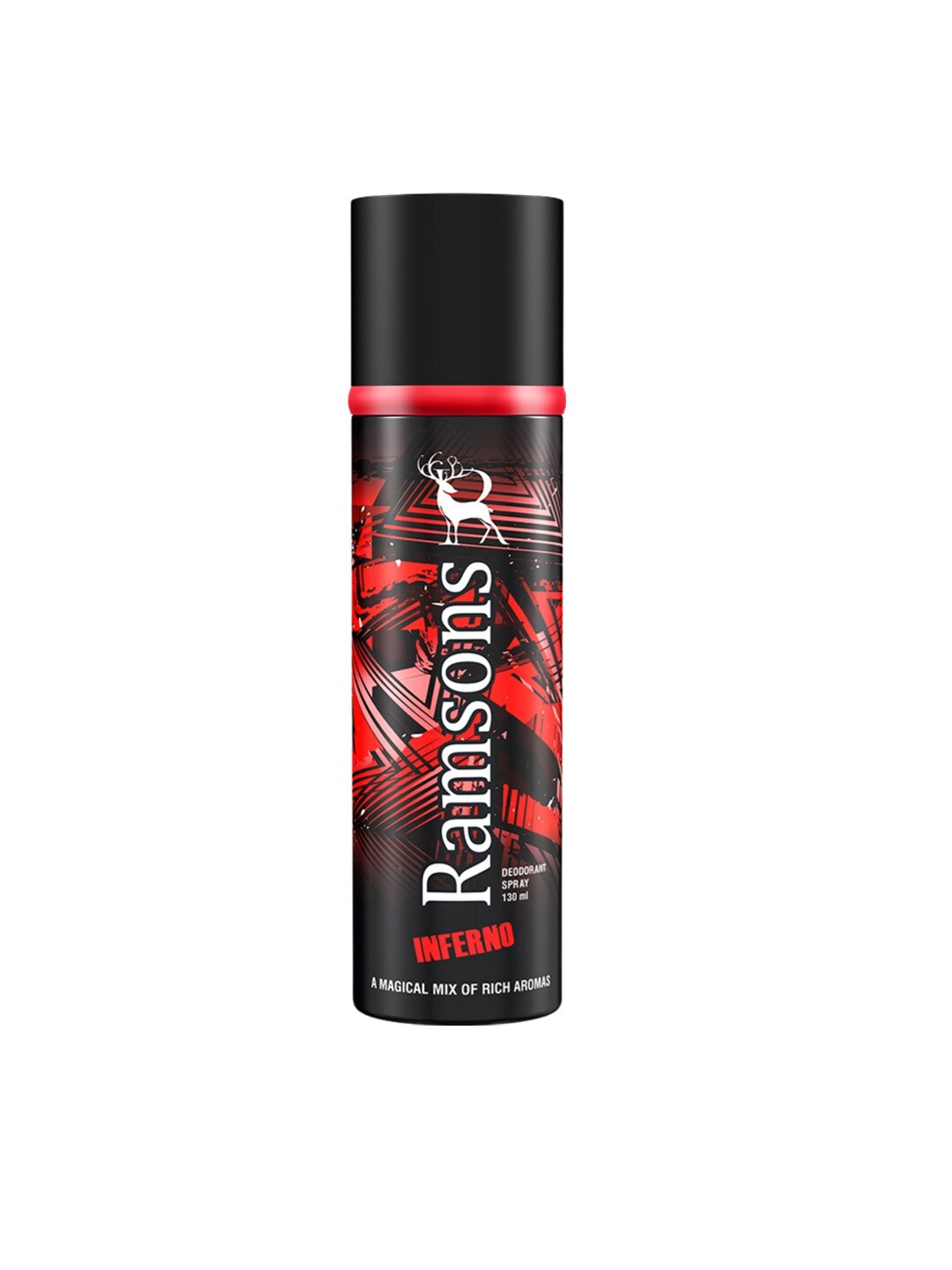 

Ramsons Inferno Long-Lasting Deodorant Spray - 87g, Red