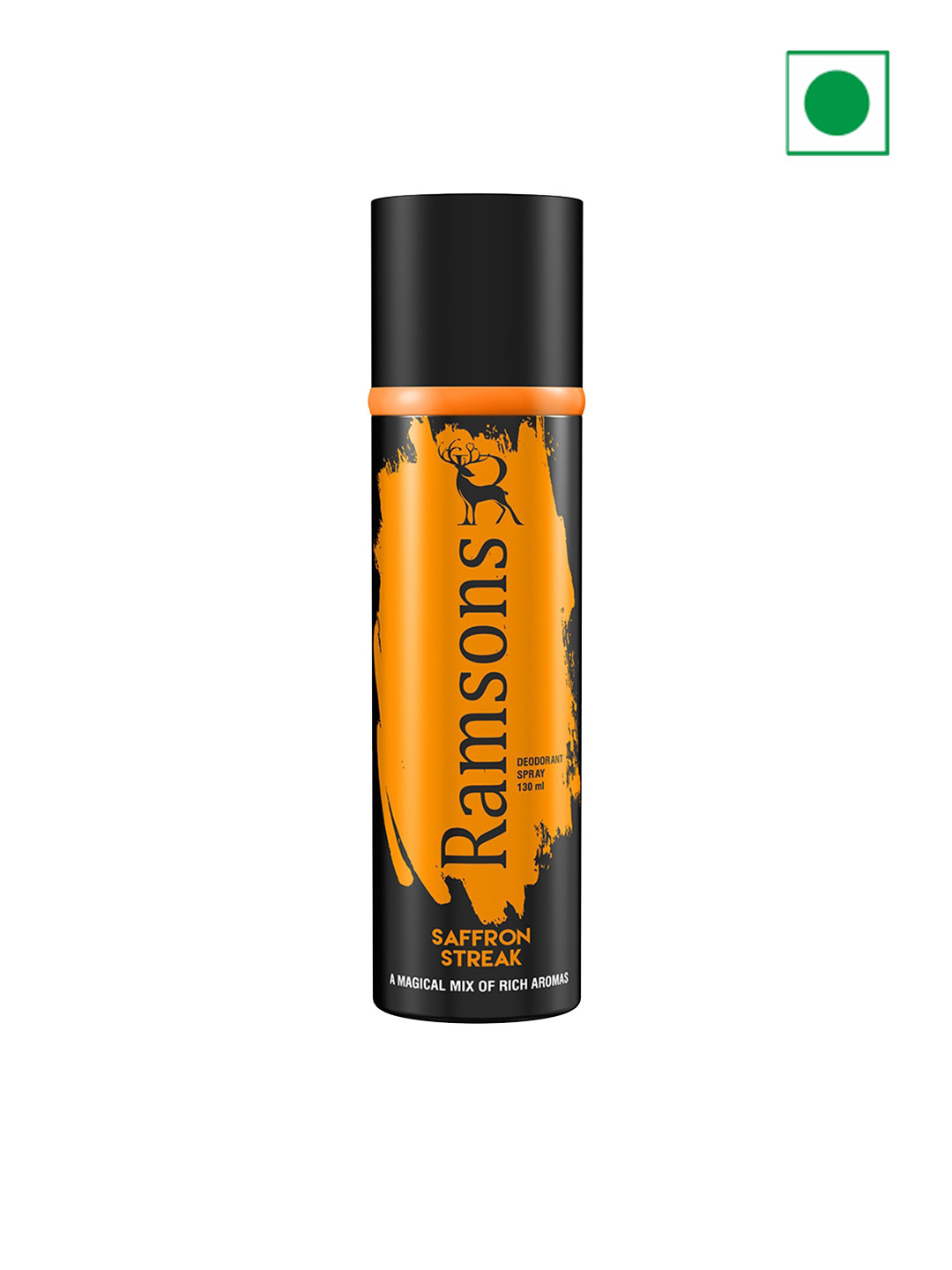 

Ramsons Saffron Streak Long-Lasting Deodorant Spray - 87g, Orange