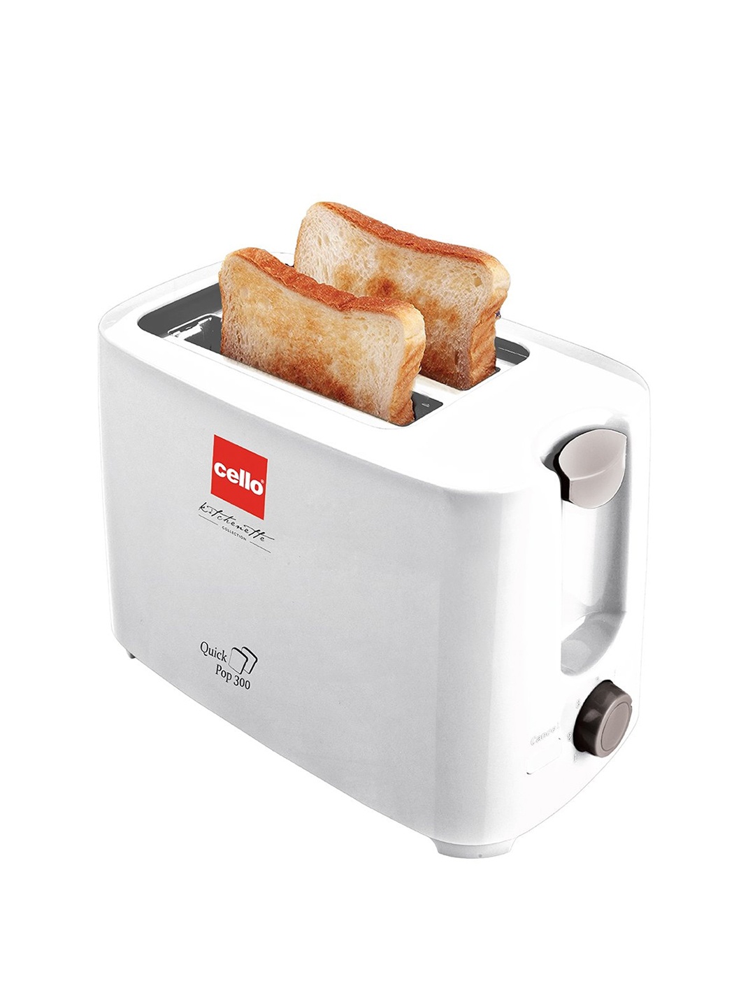

Cello White Pop-up Slice Up Toaster 300B- 700W