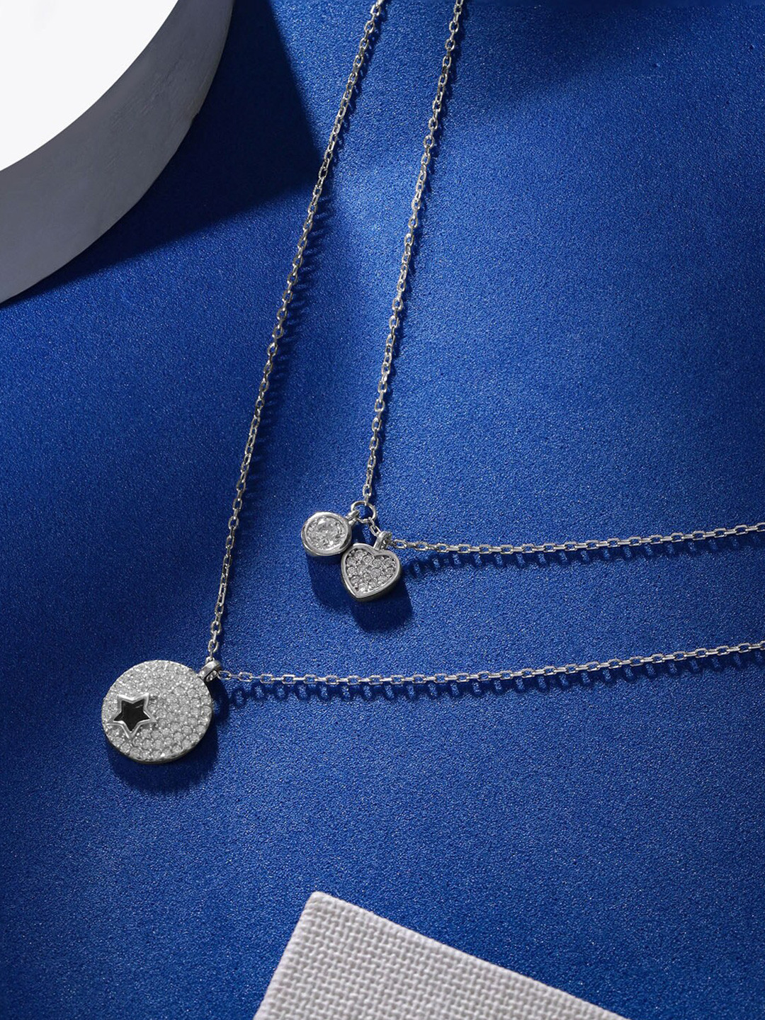 

Rubans Silver Rhodium Plated Silver Chain