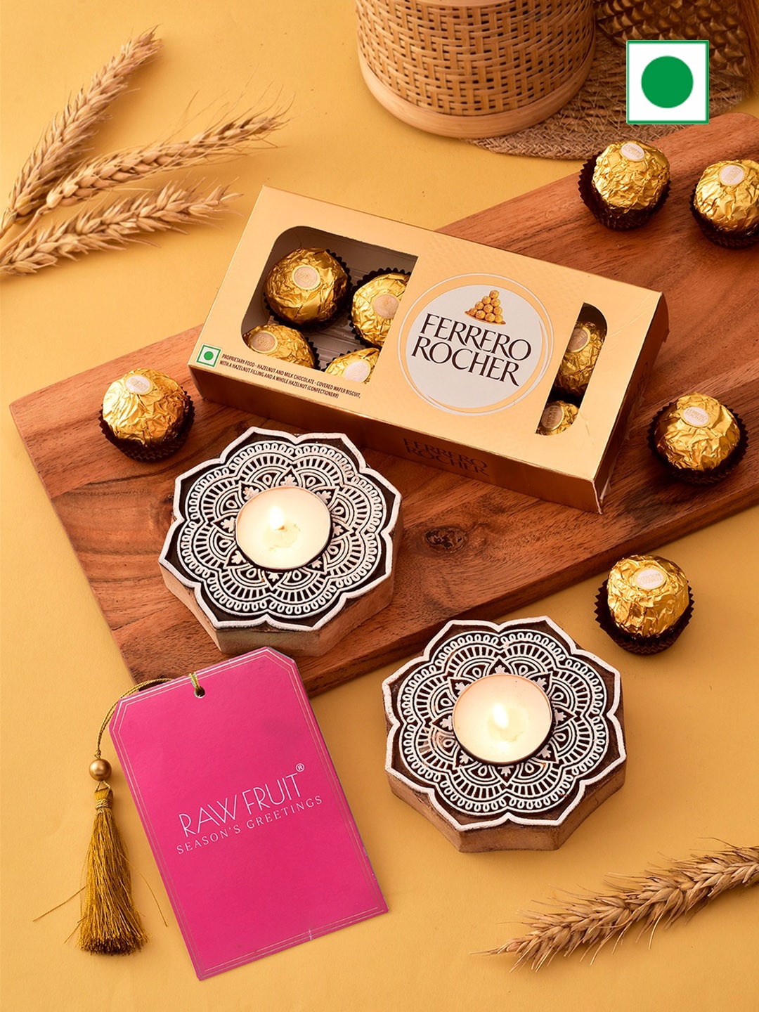 

RawFruit Ferrero Fiesta And Candlelight Magic, Gold