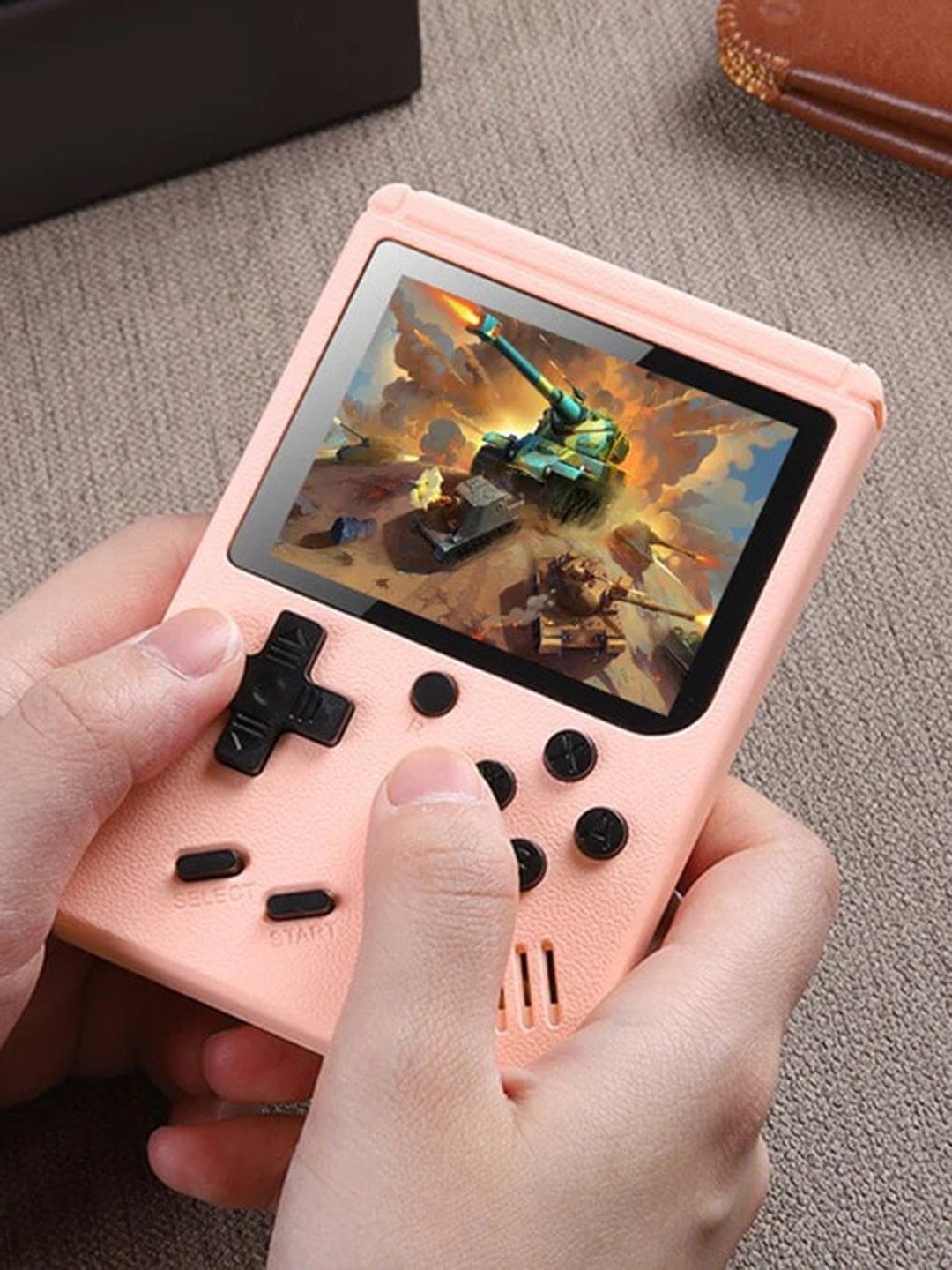 

MUREN 400 in1 Retro Video Game Console, Peach