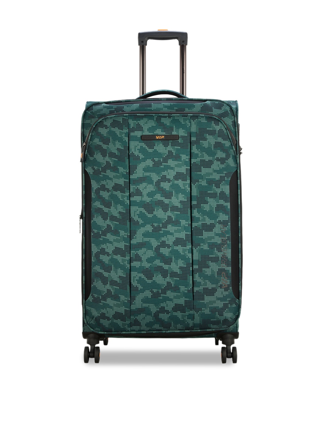 

VIP Printed Soft Sided Large Trolley Suitcase, Green