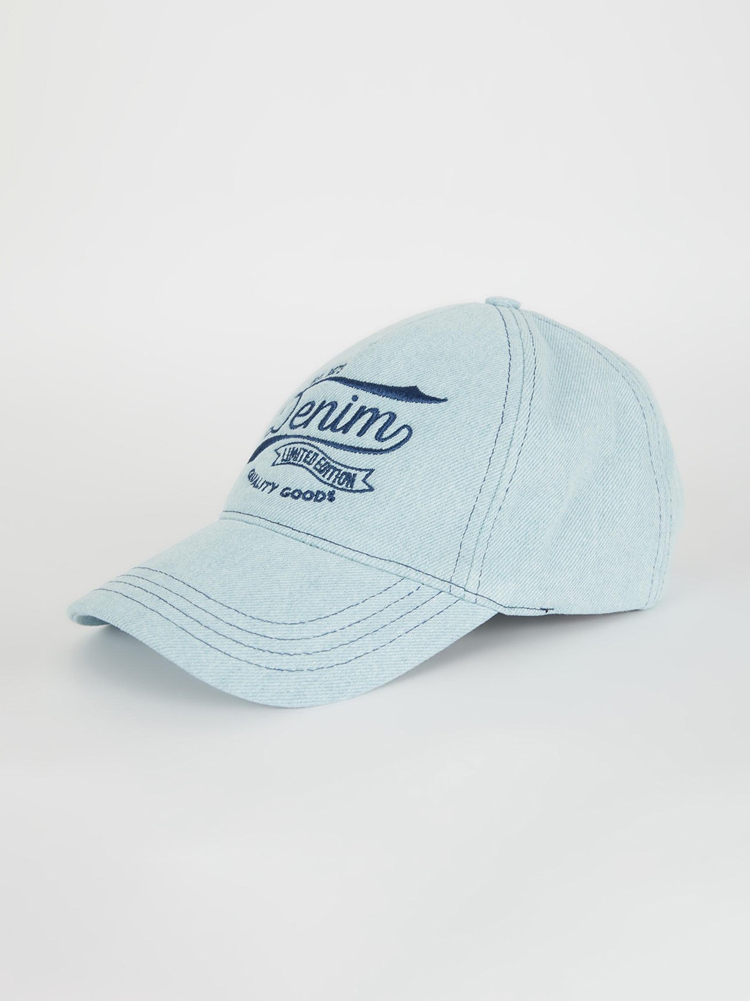 

DeFacto Women Embroidered Baseball Cap, Blue