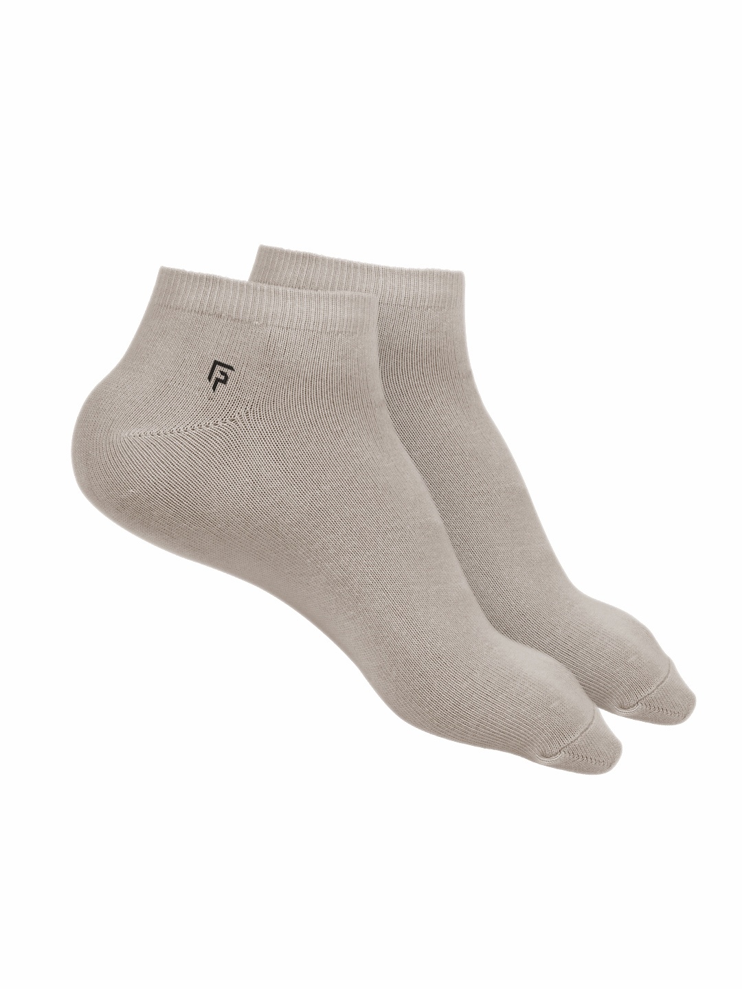 

FOOTPRINT 2 Pairs Unisex Organic Cotton Ankle Casual Bamboo Socks, Grey