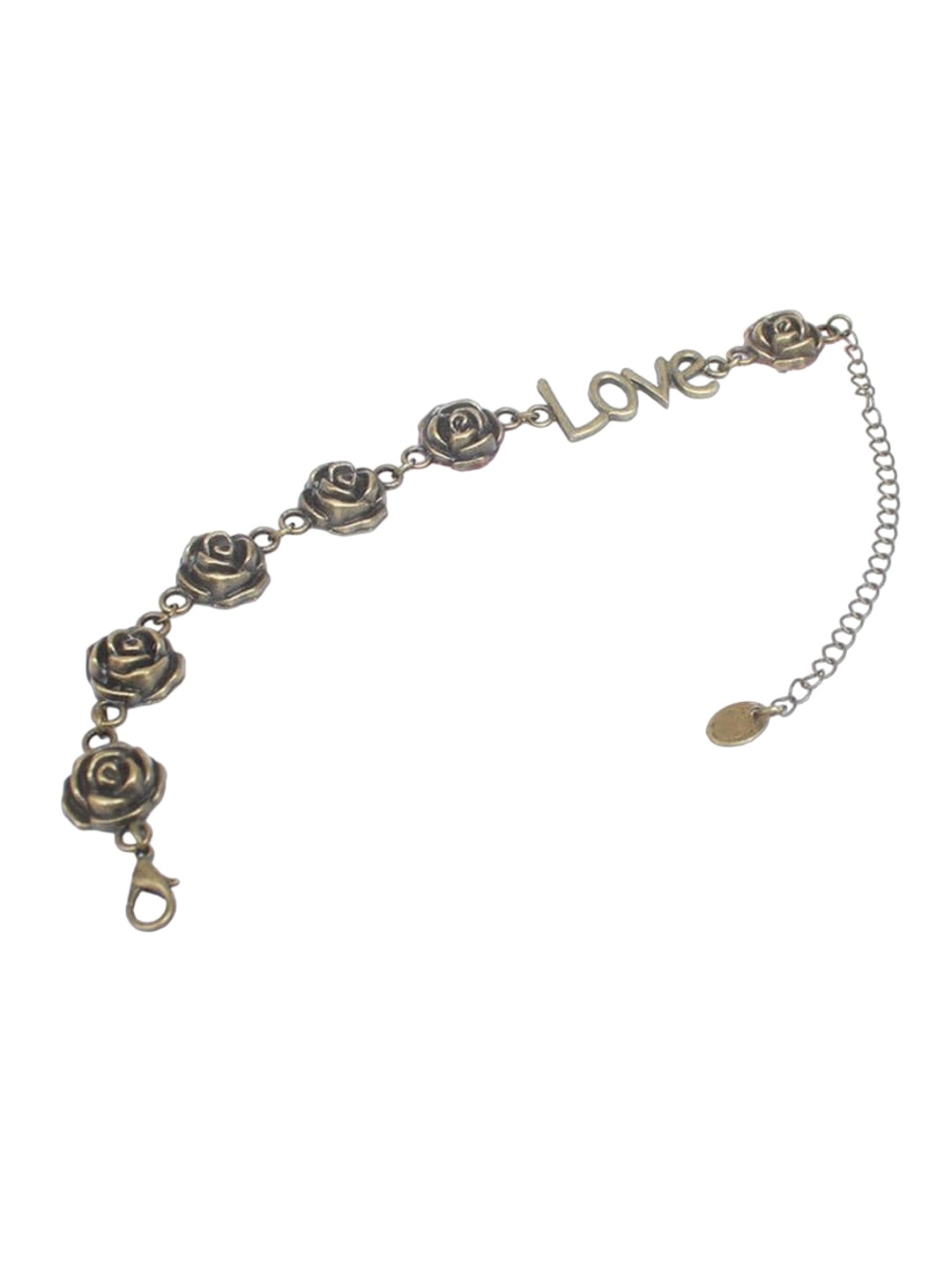 

Lyla Stainless Steel Adjustable Anklet, Bronze