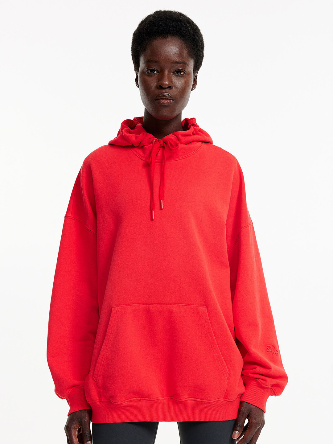

H&M DryMove Sports Pure Cotton Hoodie, Red