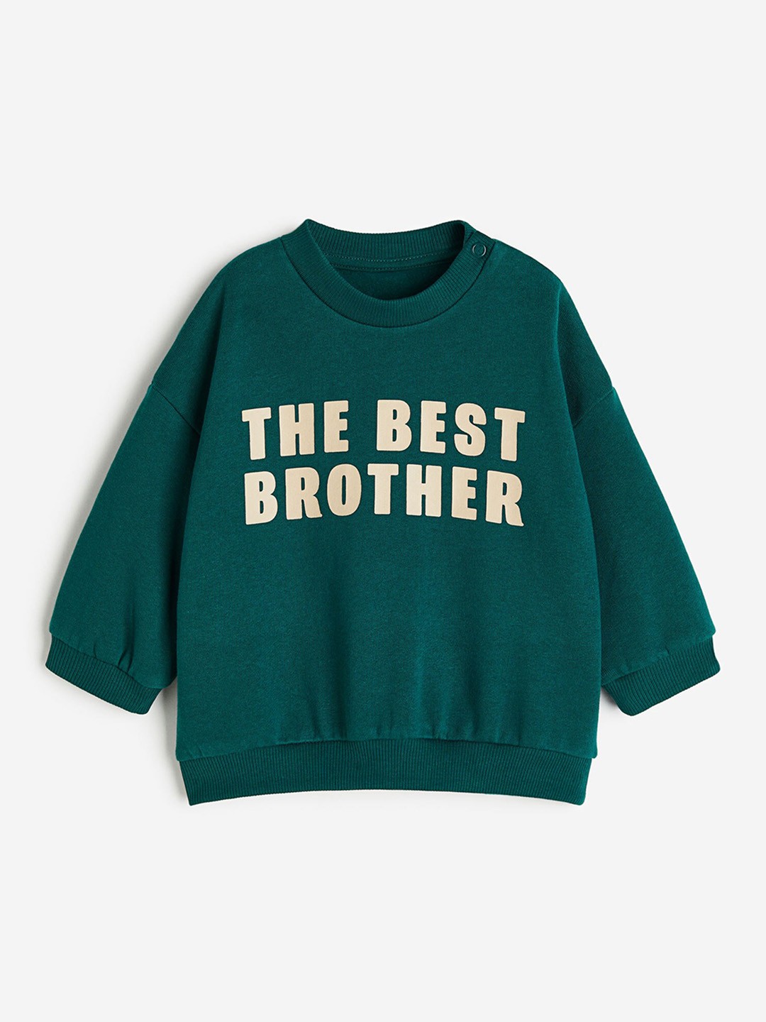 

H&M Boys Cotton Sweatshirt, Green