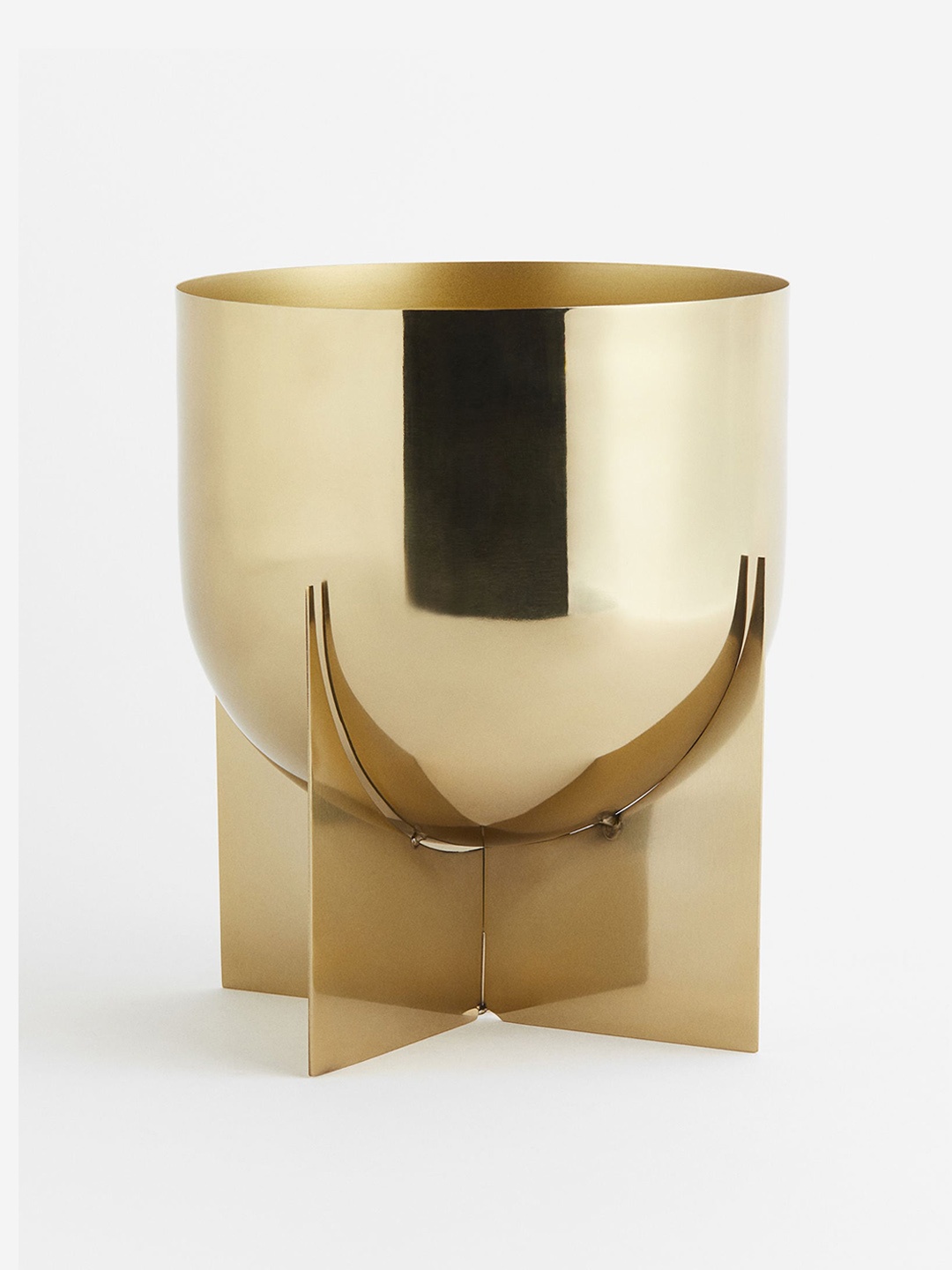

H&M Gold Stainless Steel Plant Pot