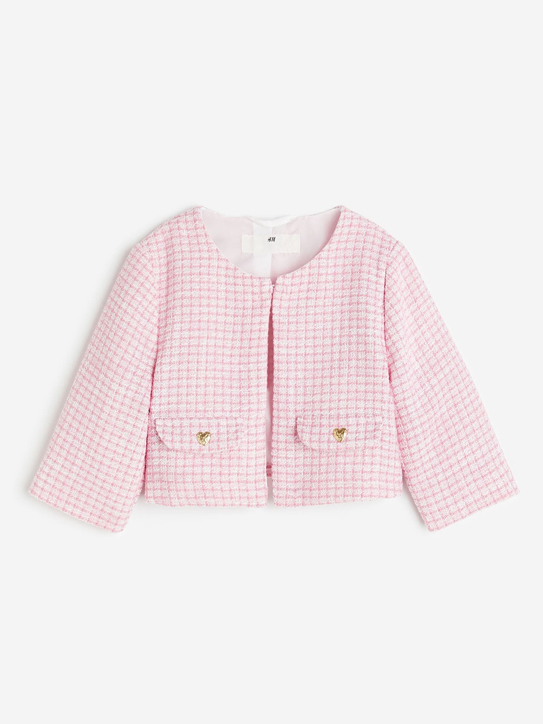 

H&M Girls Boucl jacket, Pink