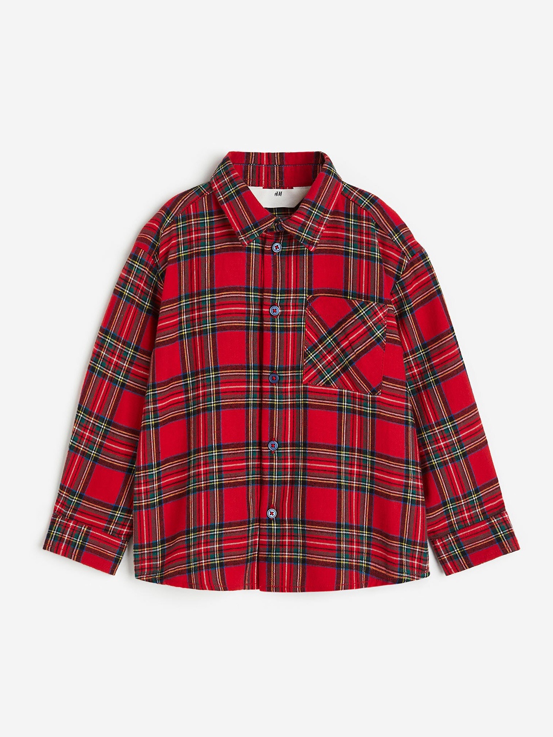 

H&M Boys Cotton Flannel Shirts, Red