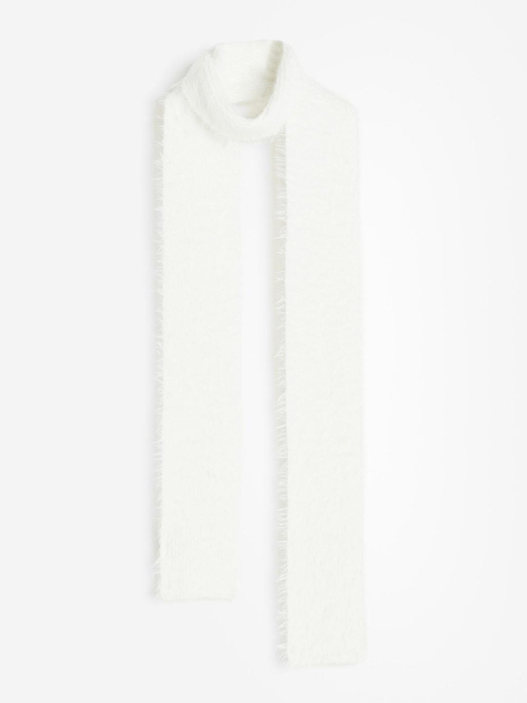 

H&M Fluffy Scarf, White