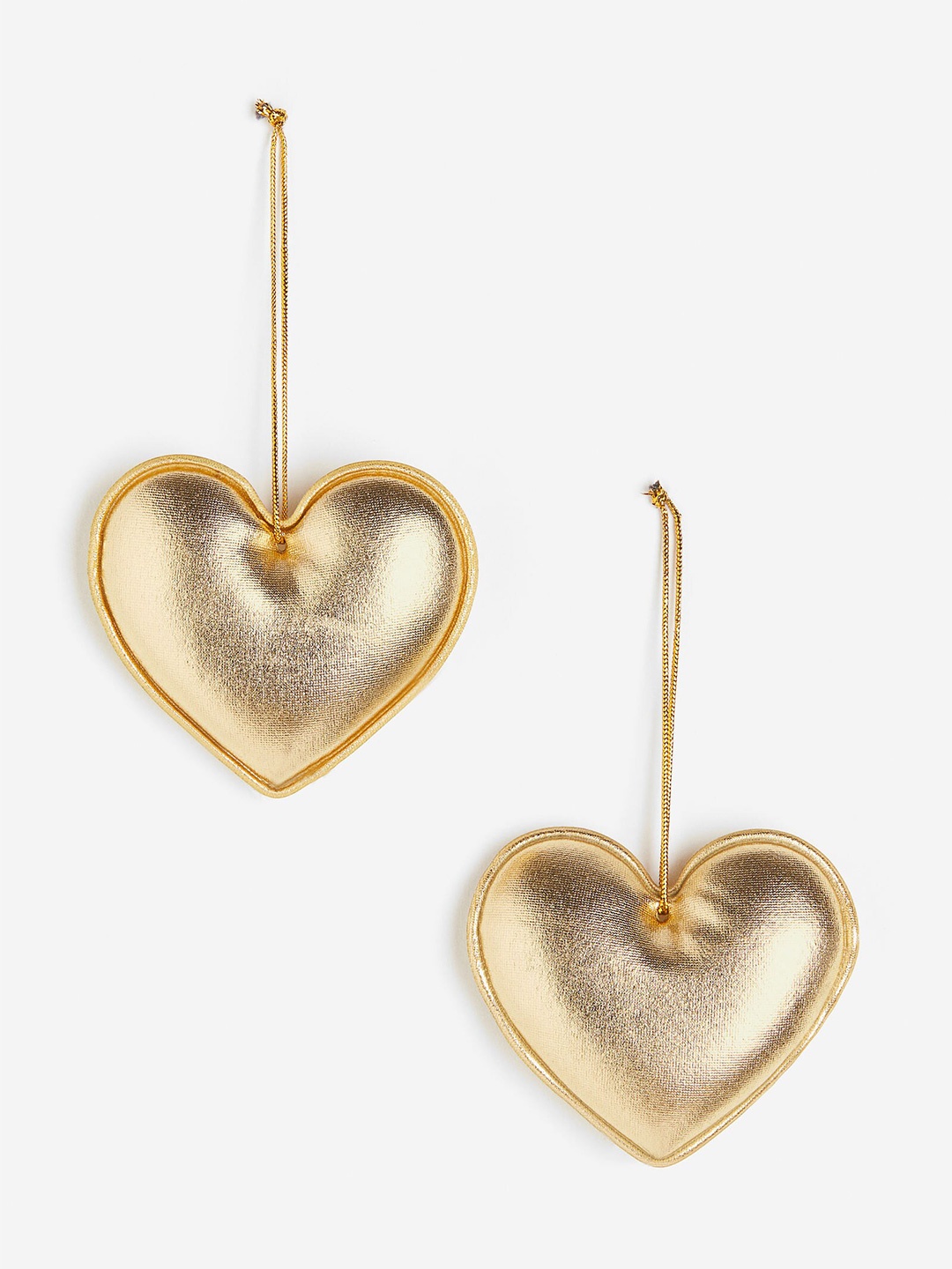 

H&M Gold 2-Pack Linen-Blend Christmas Decorations