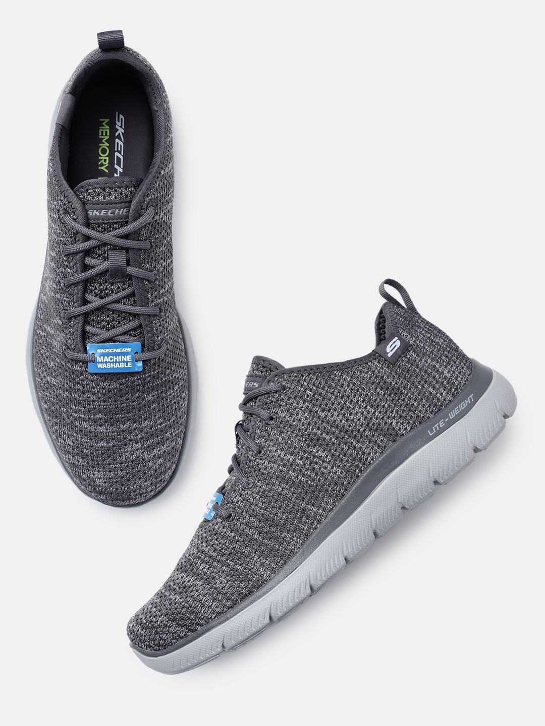 

Skechers Men Summit Doharis Sneakers, Charcoal