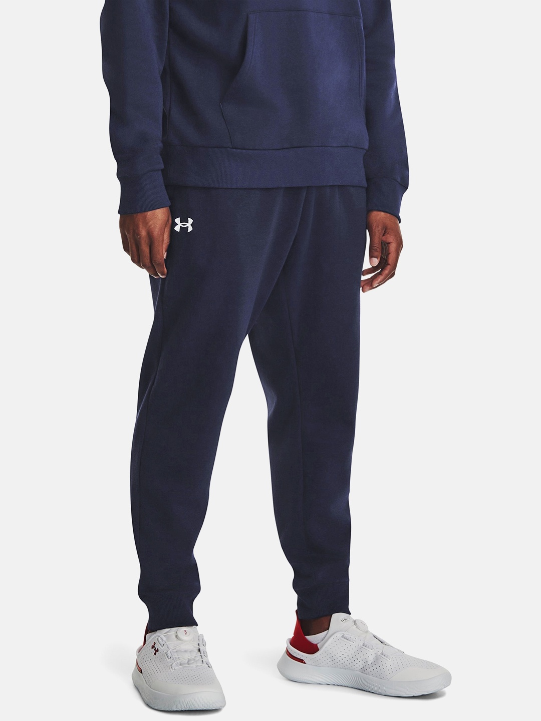 

UNDER ARMOUR Men Rival Fleece Joggers, Navy blue