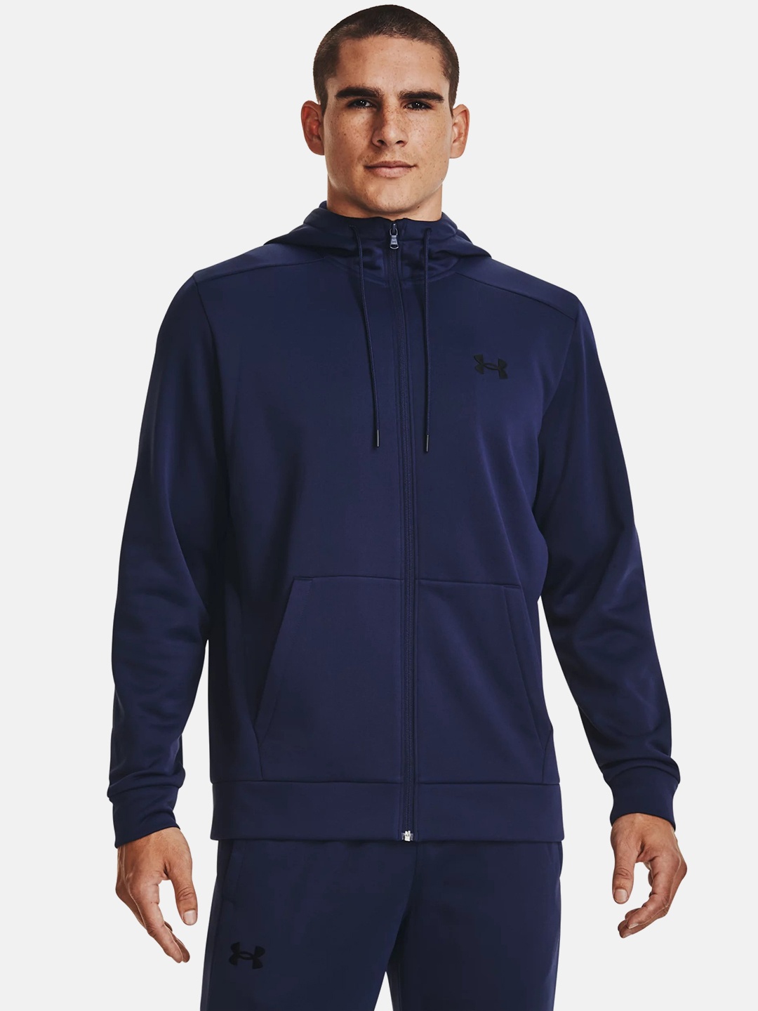 

UNDER ARMOUR Armour Fleece Full-Zip Hoodie, Navy blue