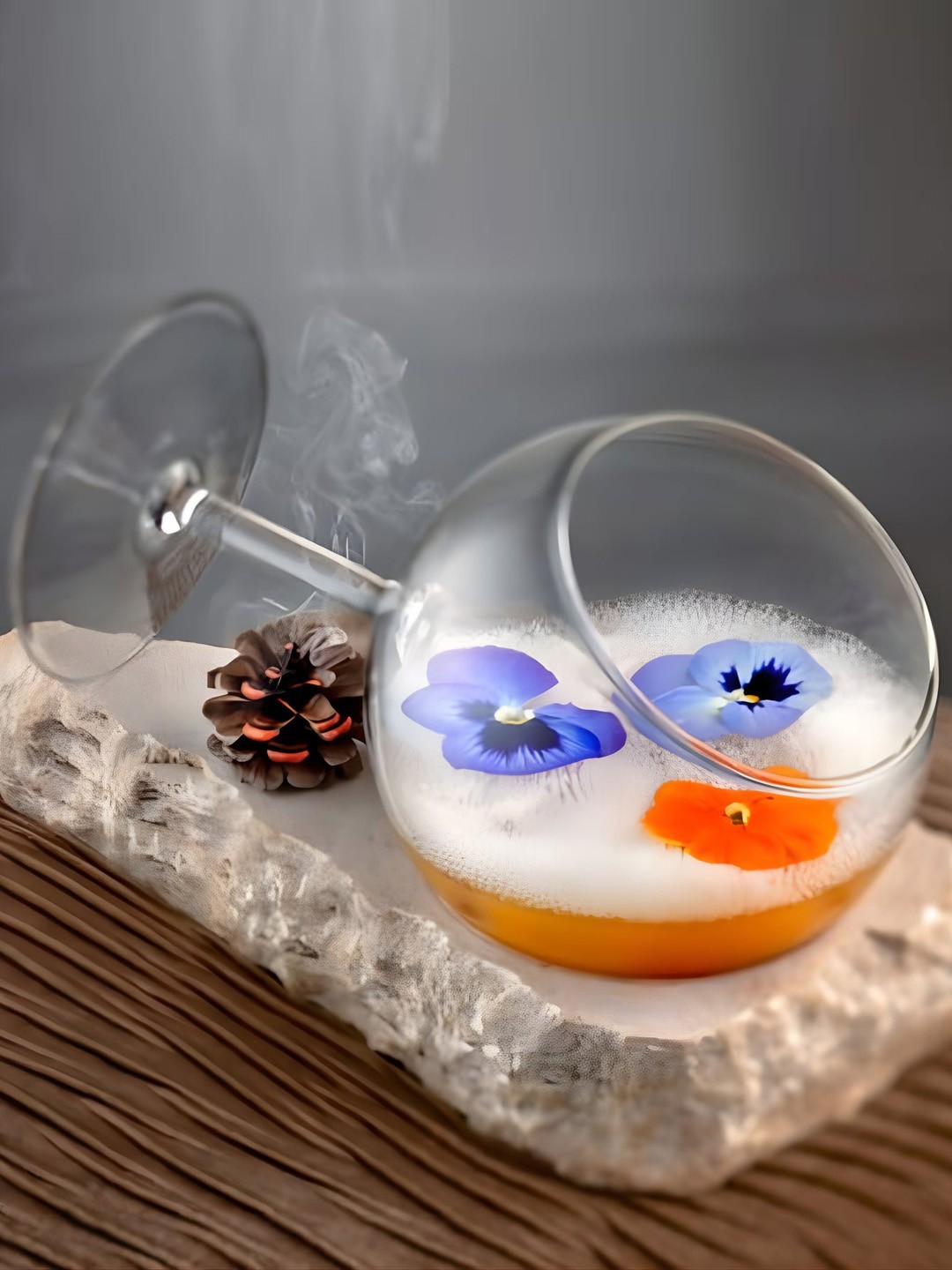 

MELBIFY Transparent Sleeping Cocktail Glass - 350 ML