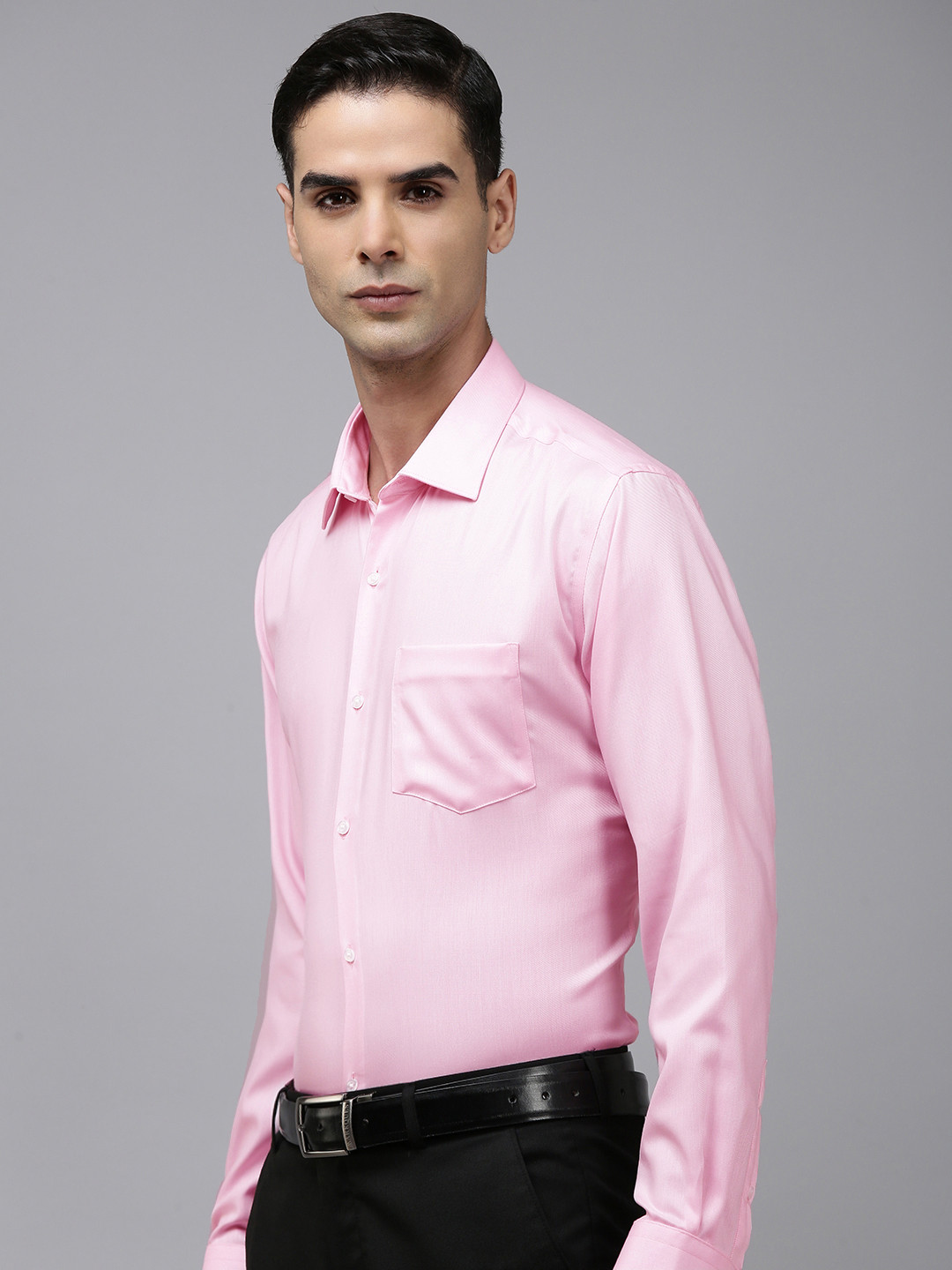 

Van Heusen Pure Cotton Custom Opaque Formal Shirt, Pink