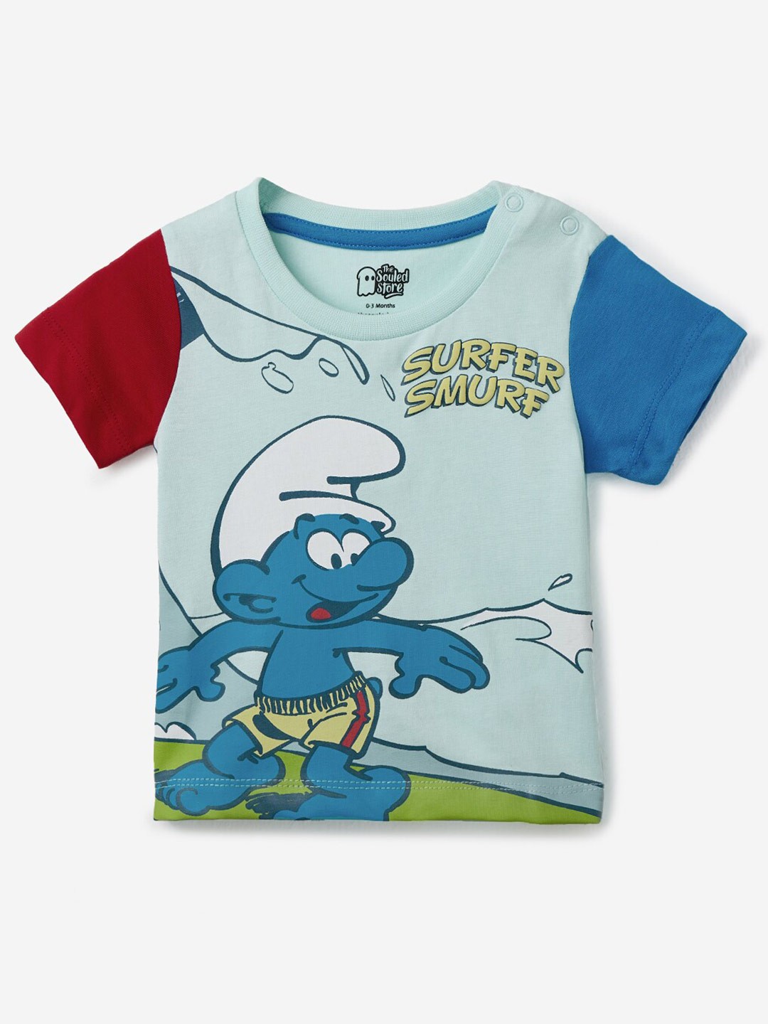 

The Souled Store Boys Graphic Printed Pure Cotton T-shirt, Blue
