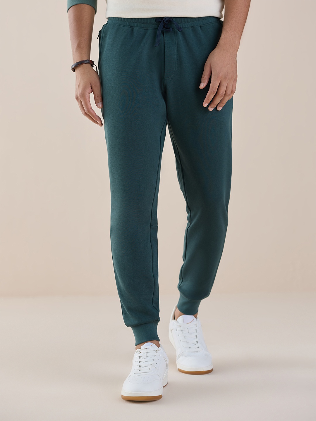

Gloot Men Premium Weight Comfortable Stretch Cotton Joggers, Olive