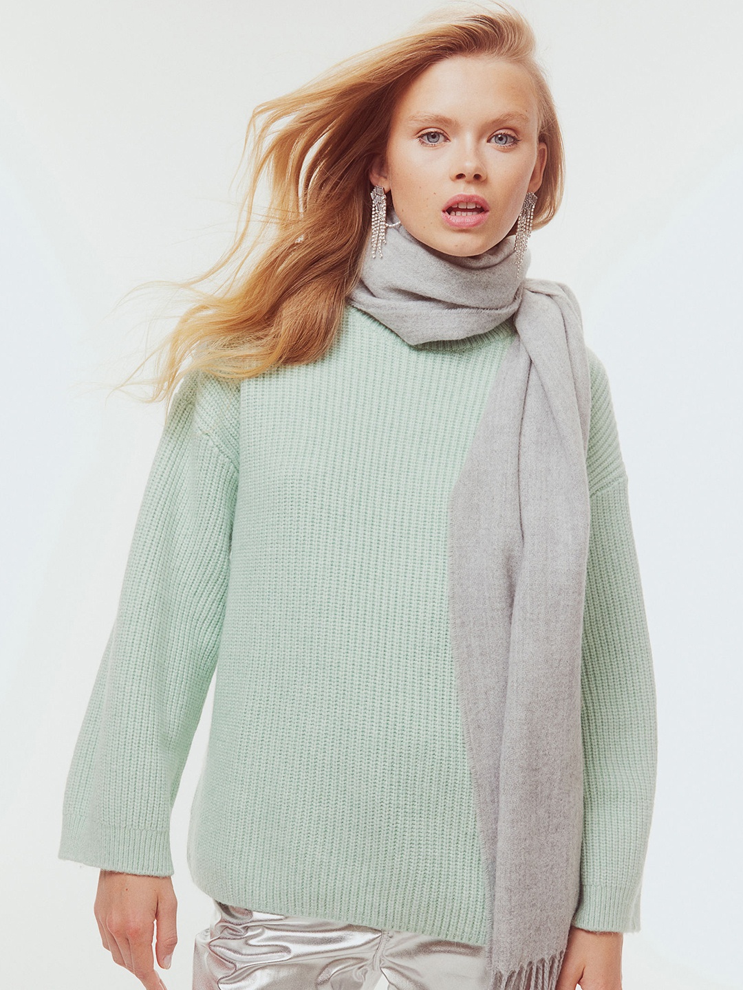 

H&M Oversized Jumper, Green