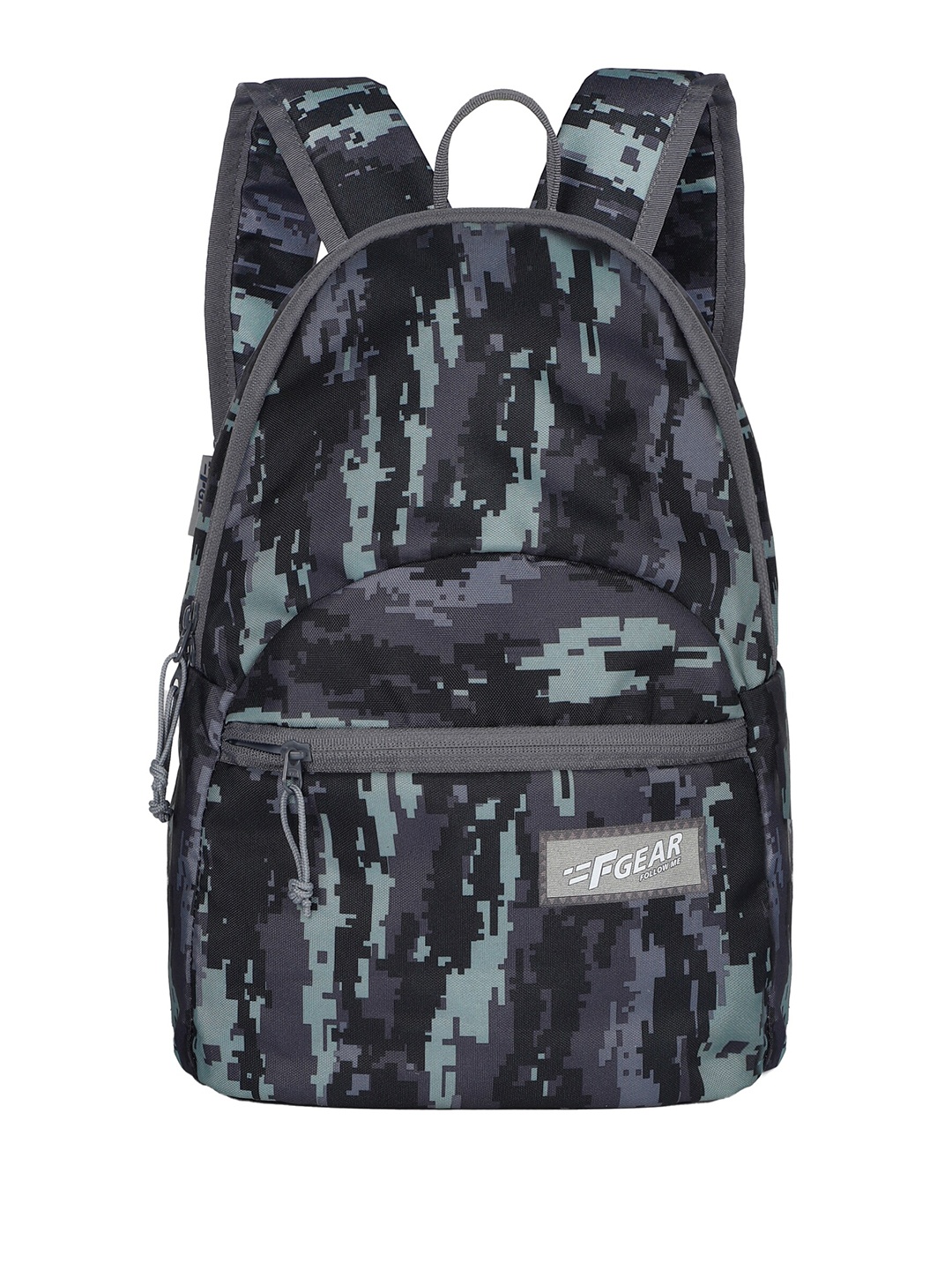 

F Gear Unisex Abstract Printed Backpack, Grey