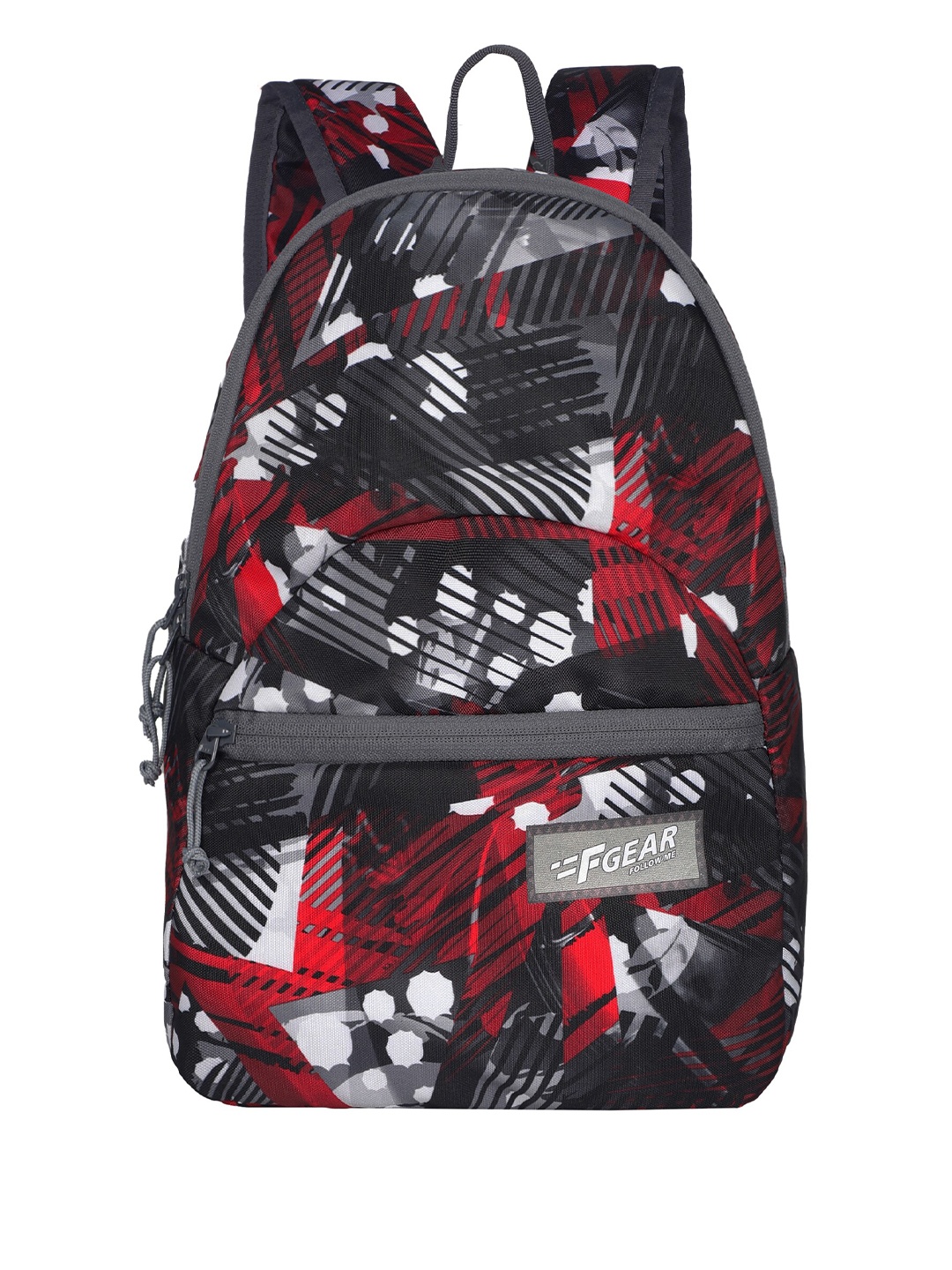 

F Gear Unisex Abstract Printed Backpack, Black