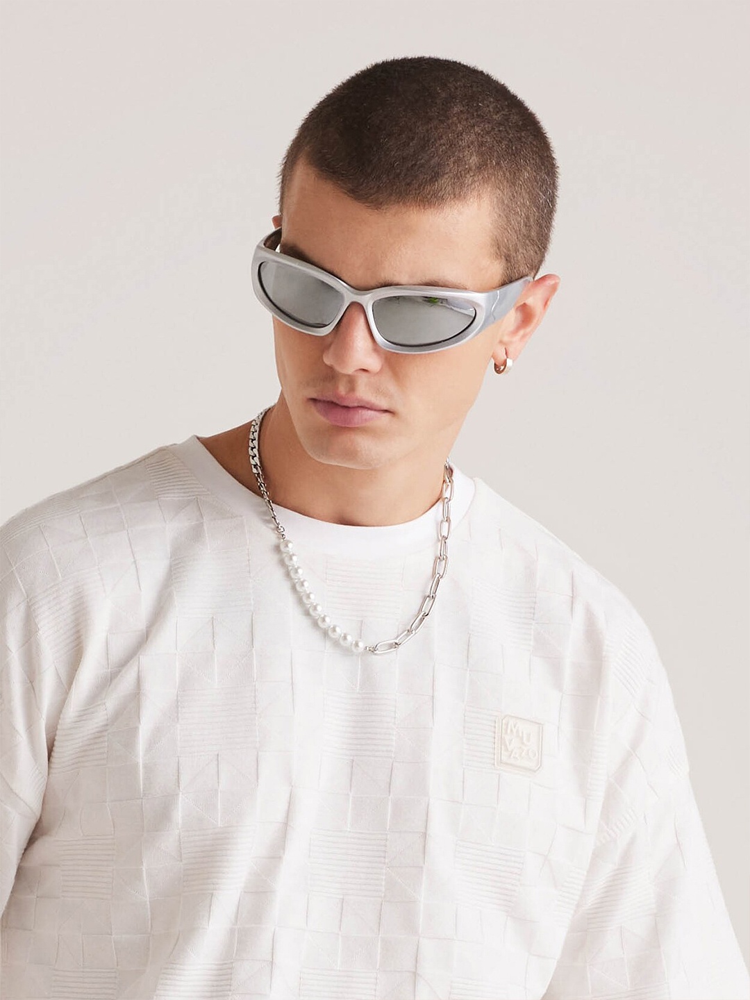 

Ted Smith Sports Sunglasses With UV Protected Lens, Grey