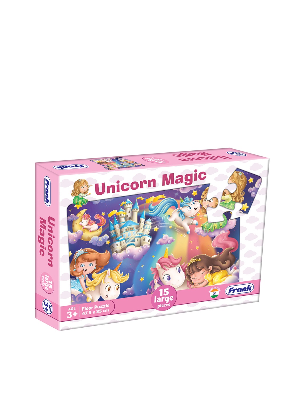 

Frank Multicoloured 15 Pcs Unicorn Magic Floor Puzzle, Multi