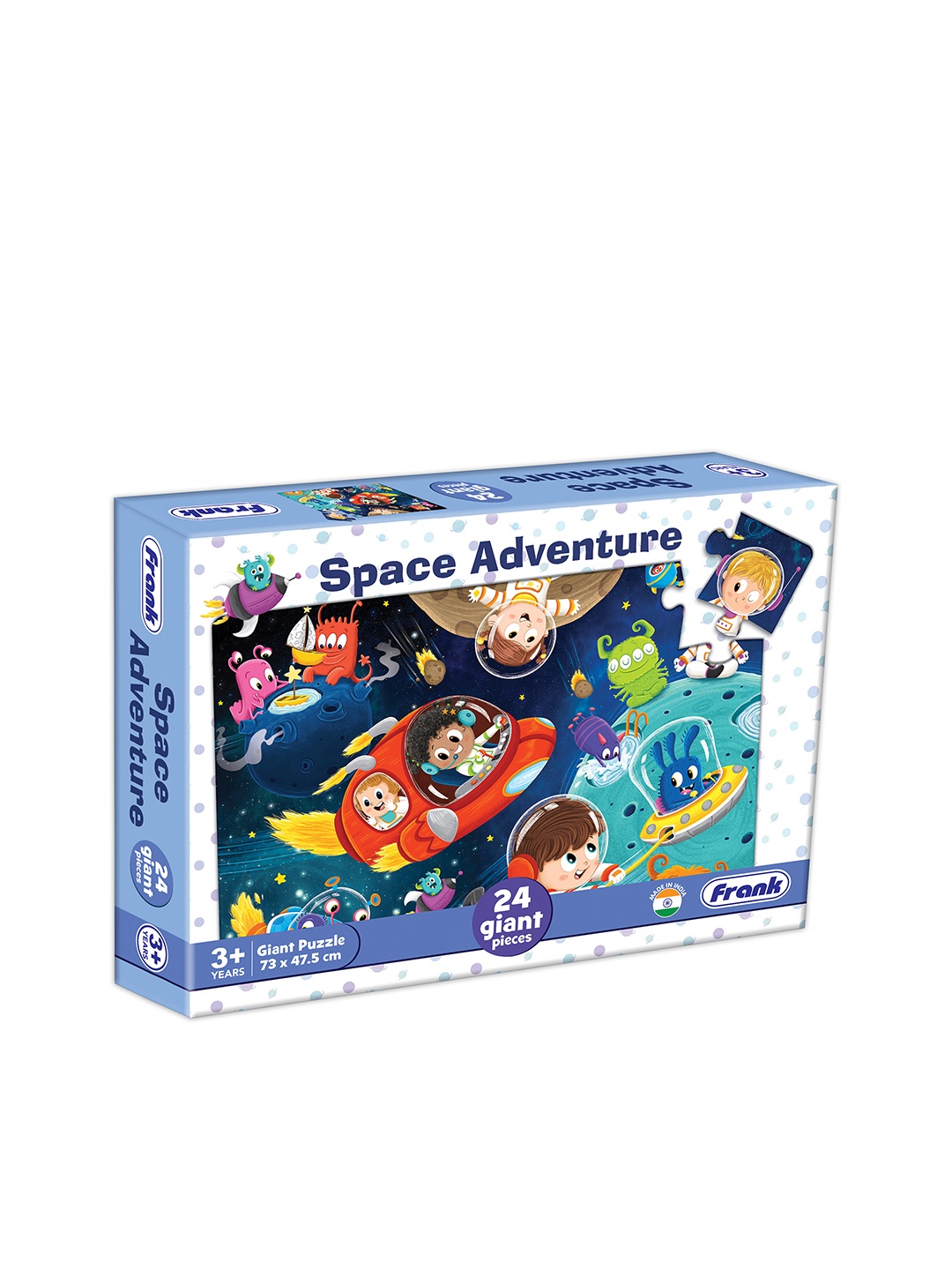 

Frank Multicoloured 24 Pcs Space Adventure Giant Floor Puzzle, Multi