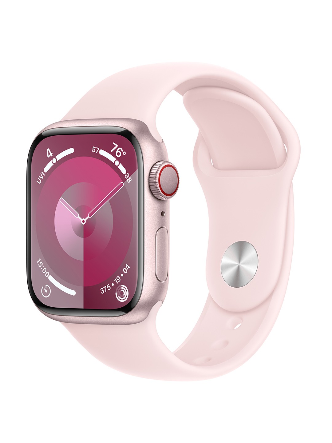 

Apple Watch Series 9 GPS + Cellular 41 mm with Sport Band, Pink