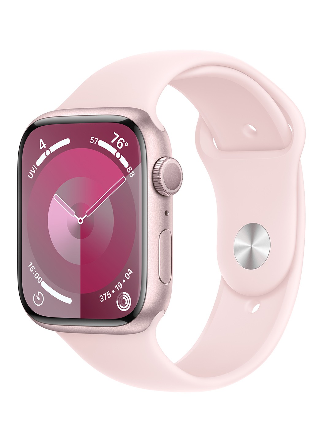 

Apple Watch Series 9 GPS 45 mm Aluminium Case with Sport Band, Pink