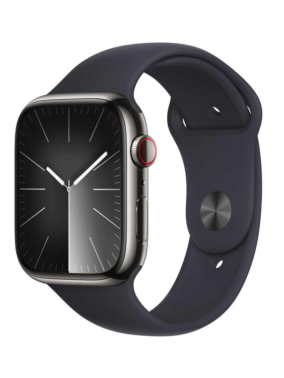 

Apple Watch Series 9 GPS + Cellular 45 mm Graphite Case with Sport Band, Black