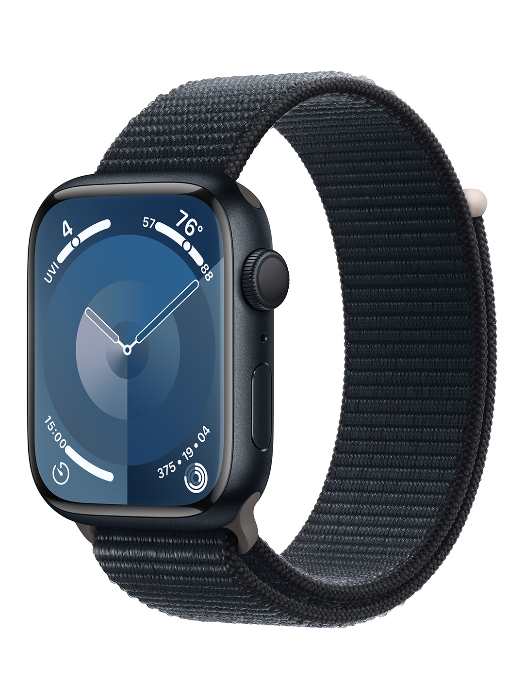 

Apple Watch Series 9 GPS 45 mm Aluminium Case with Sport Loop, Black