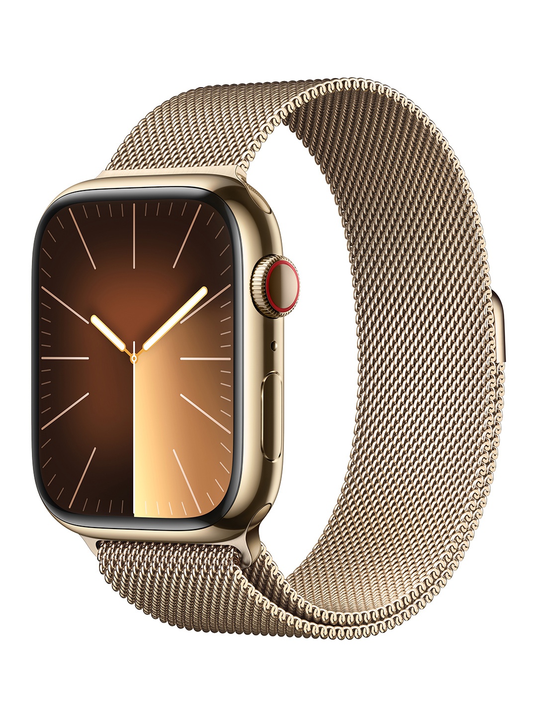 

Apple Watch Series 9 GPS + Cellular 45 mm with Milanese Loop, Gold