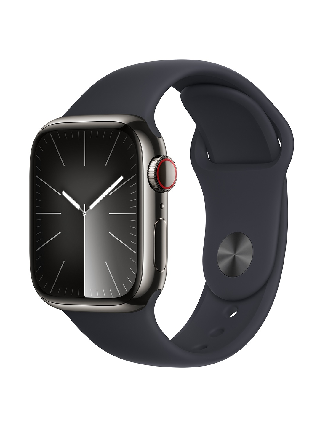

Apple Watch Series 9 GPS + Cellular 41mm Graphite Case with Sport Band, Black