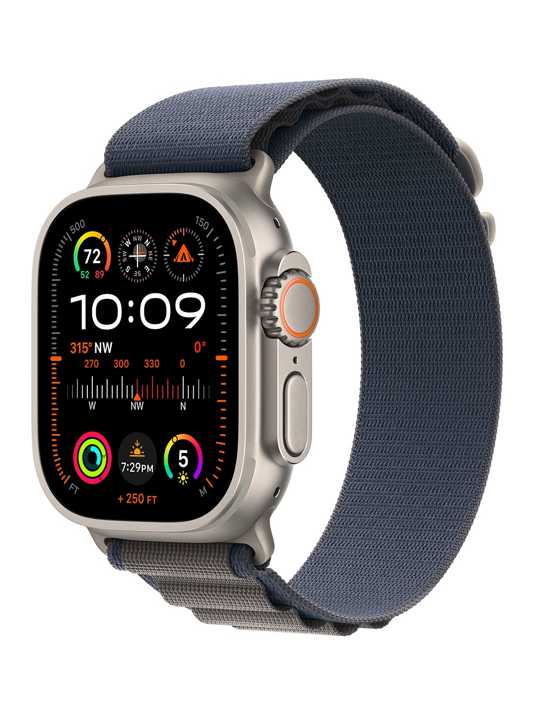 

Apple Watch Ultra 2 GPS + Cellular 49mm Titanium Case, Navy blue