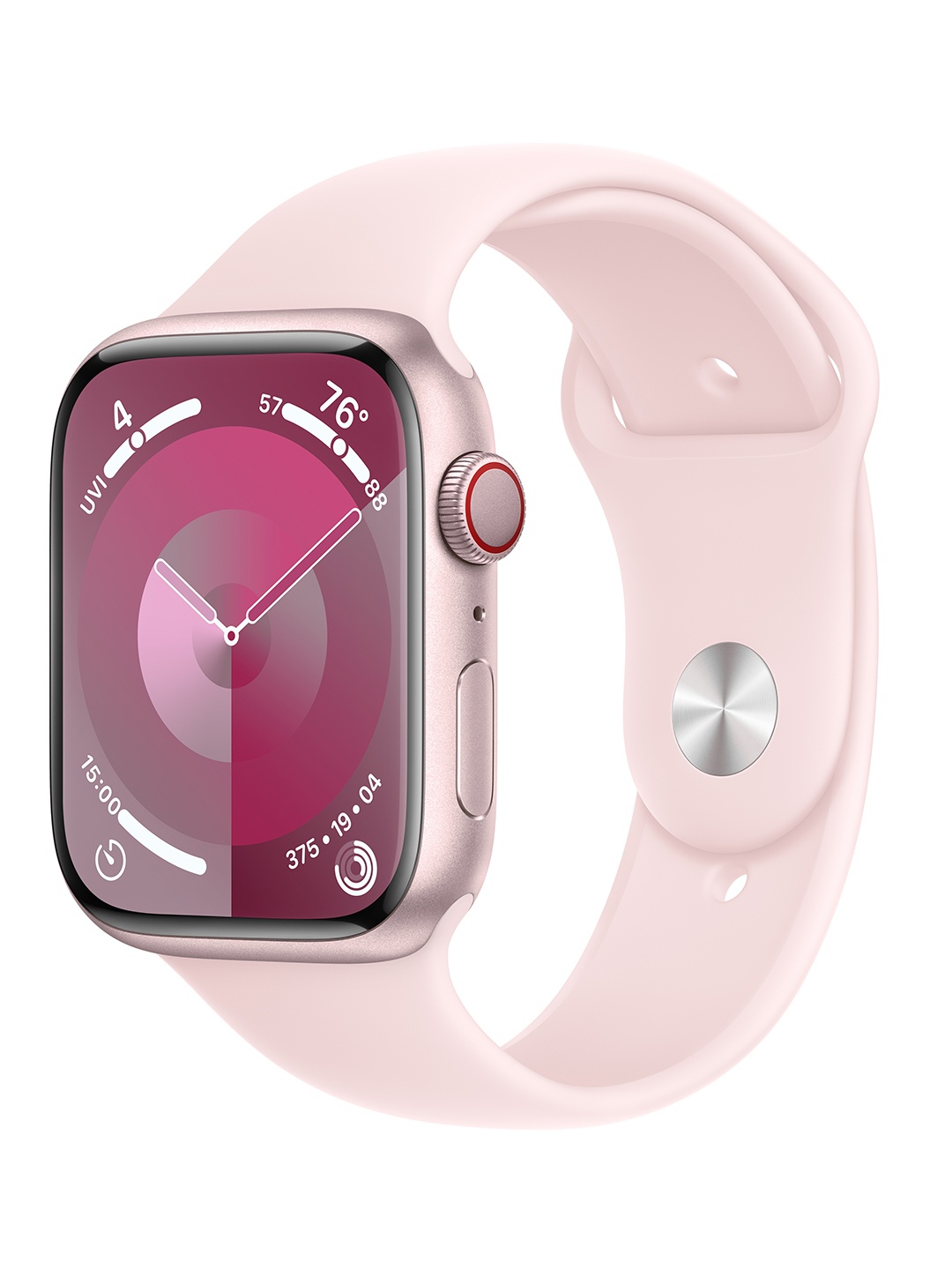 

Apple Watch Series 9 GPS + Cellular 45mm Sport Band, Pink