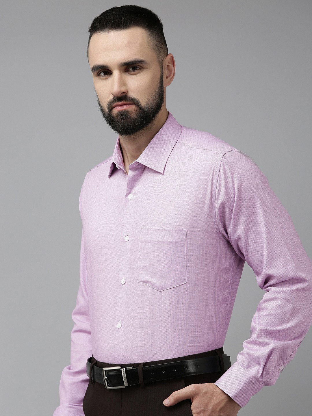 

Van Heusen Custom Cotton Formal Shirt, Lavender