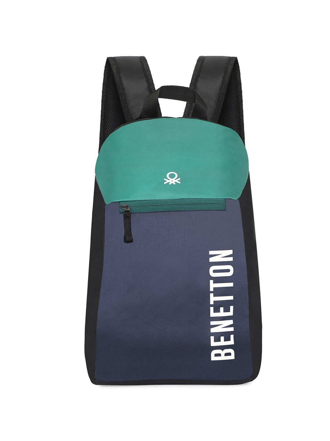 

United Colors of Benetton Unisex Colourblocked Backpack, Navy blue