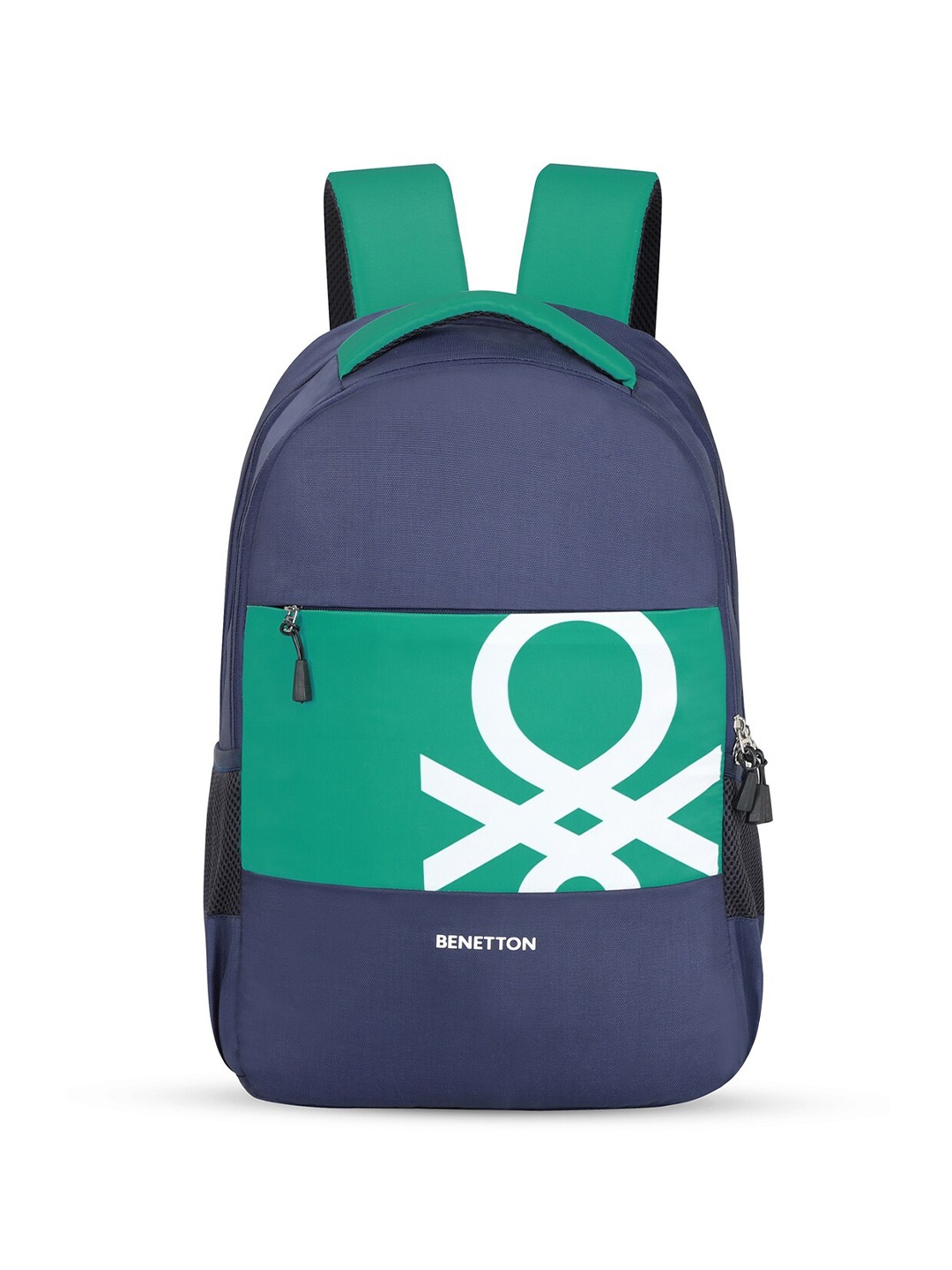 

United Colors of Benetton Unisex Colourblocked Backpack, Navy blue