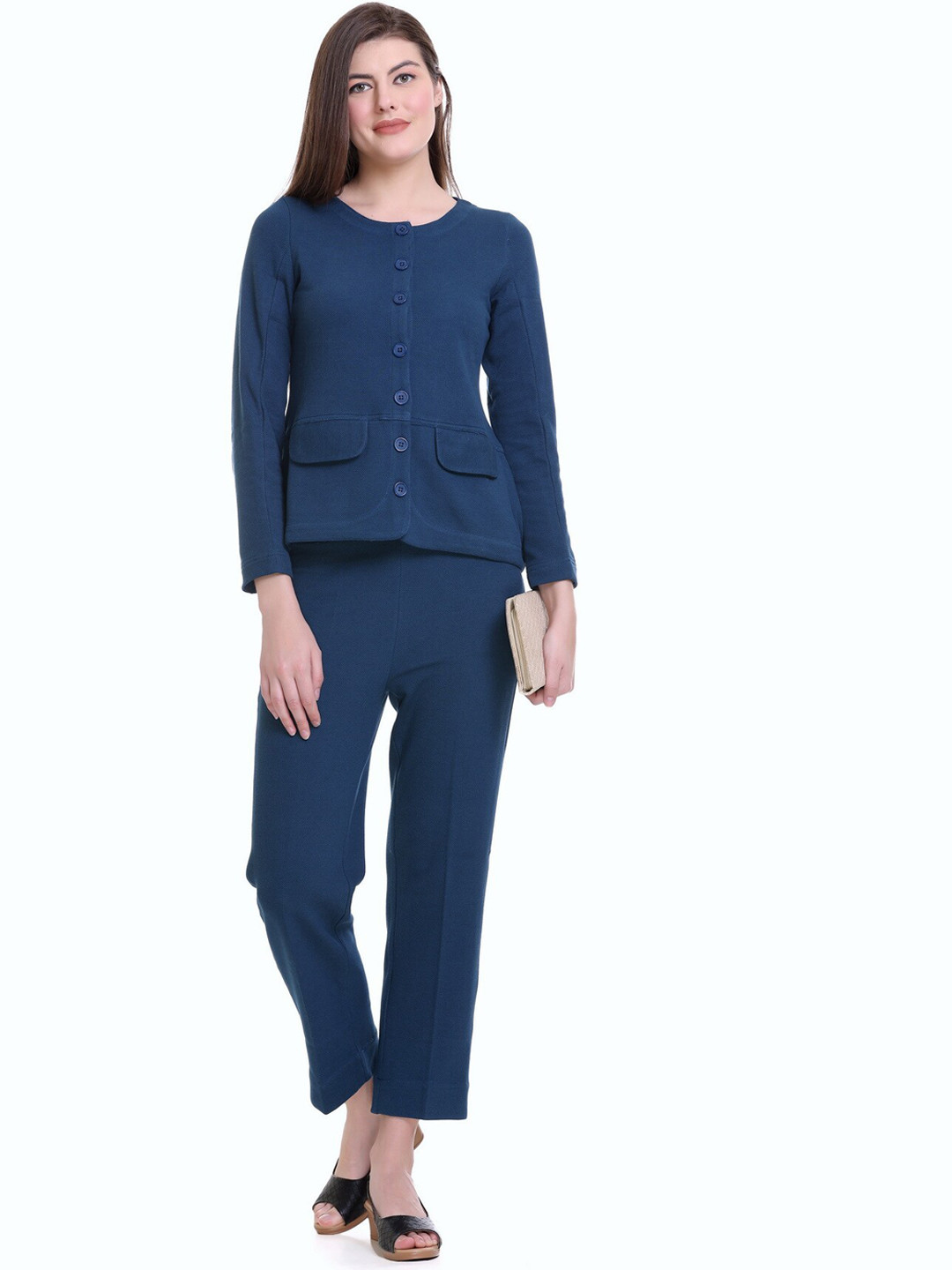 

STADO Top With Trousers Co-Ords, Teal
