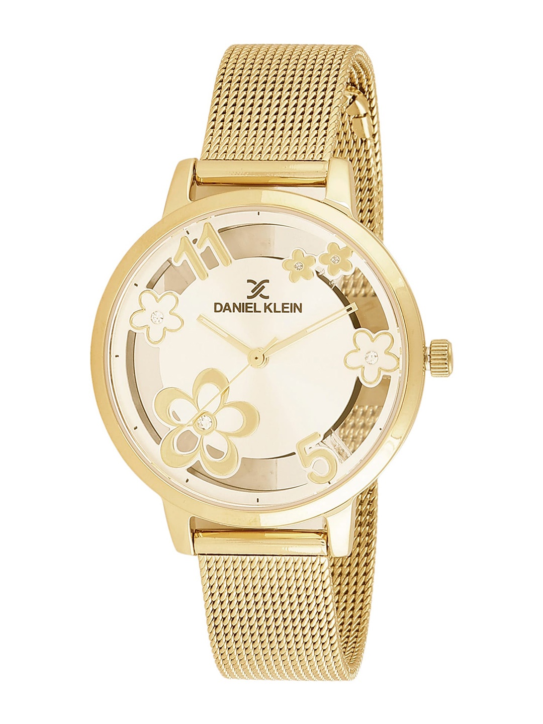 

Daniel Klein Premium Women Embellished Dial Analogue Watch DK.1.13456-4, Gold