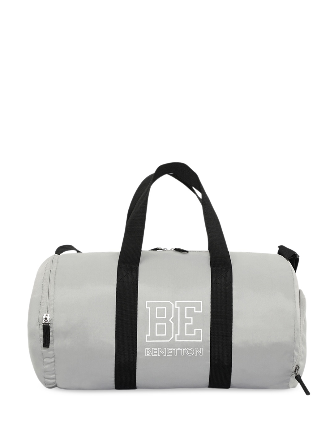 

United Colors of Benetton Printed Duffel Bag, Grey