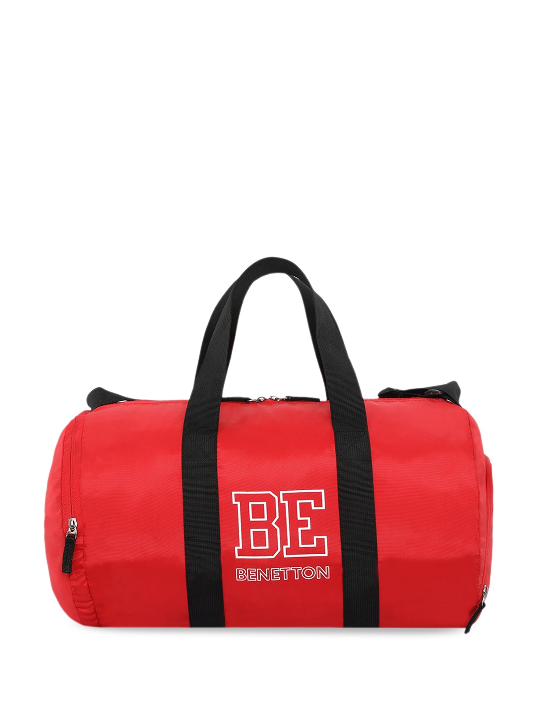 

United Colors of Benetton Printed Gym Duffle Bag, Red