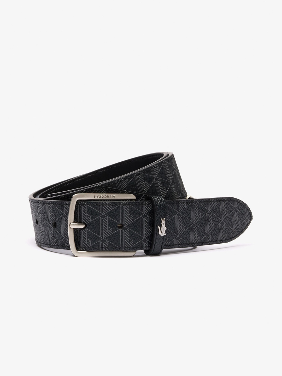 

Lacoste Men Textured Belt, Black