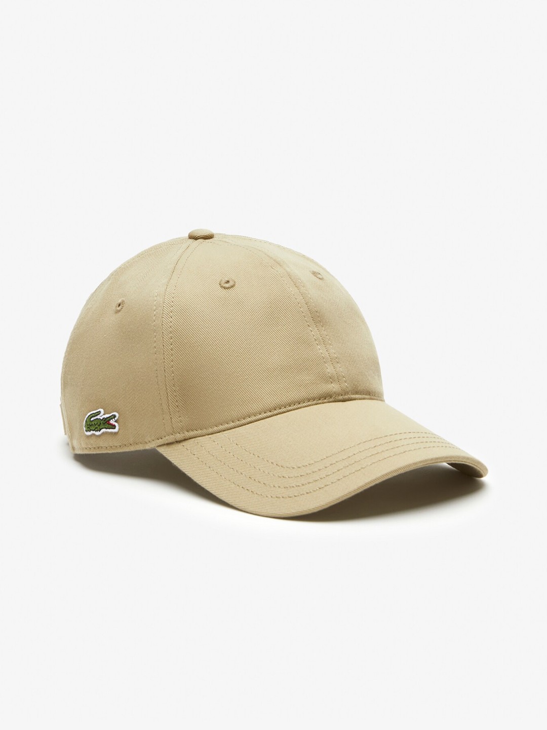 

Lacoste Unisex Organic Cotton Baseball Cap, Beige
