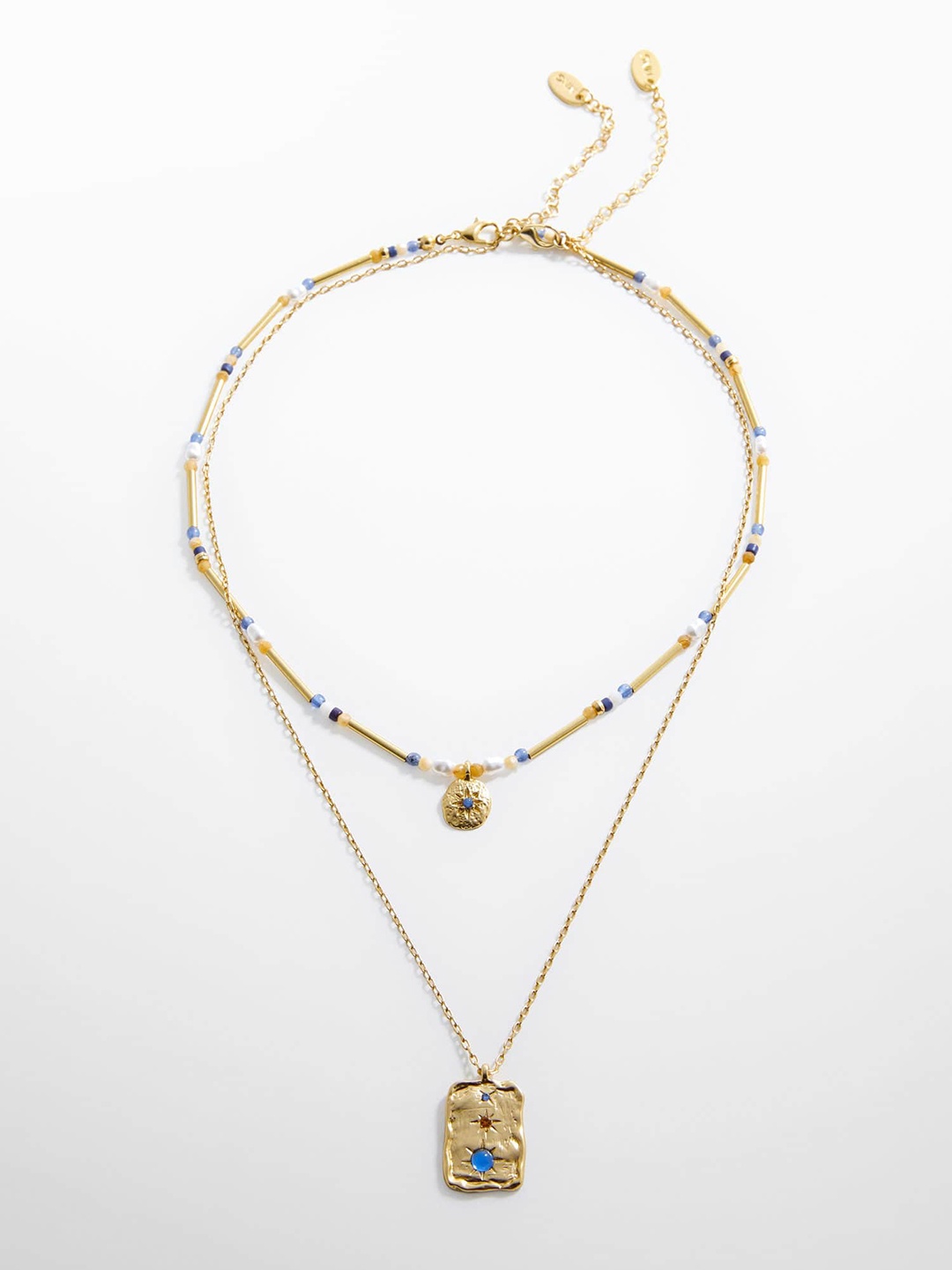 

MANGO Gold-Toned Layered Necklace