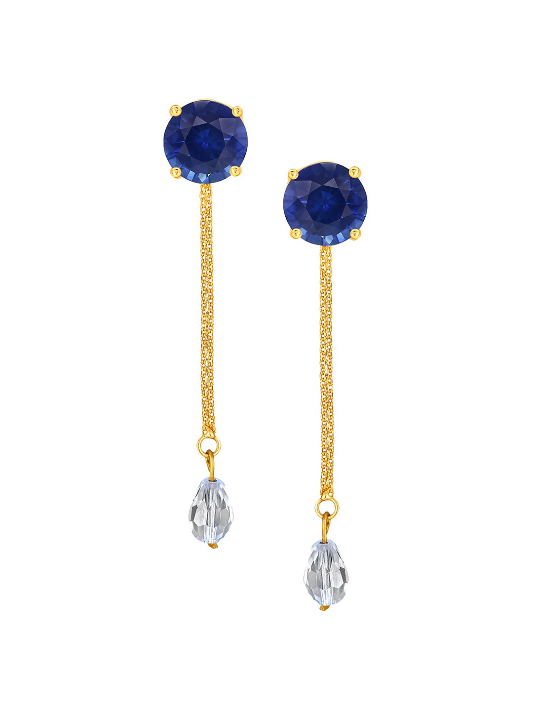 

Vighnaharta Gold Plated Drop Earrings